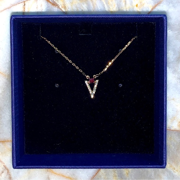 Swarovski Crystals Gold 2 Piece Set Earrings & Necklace - Picture 3 of 15